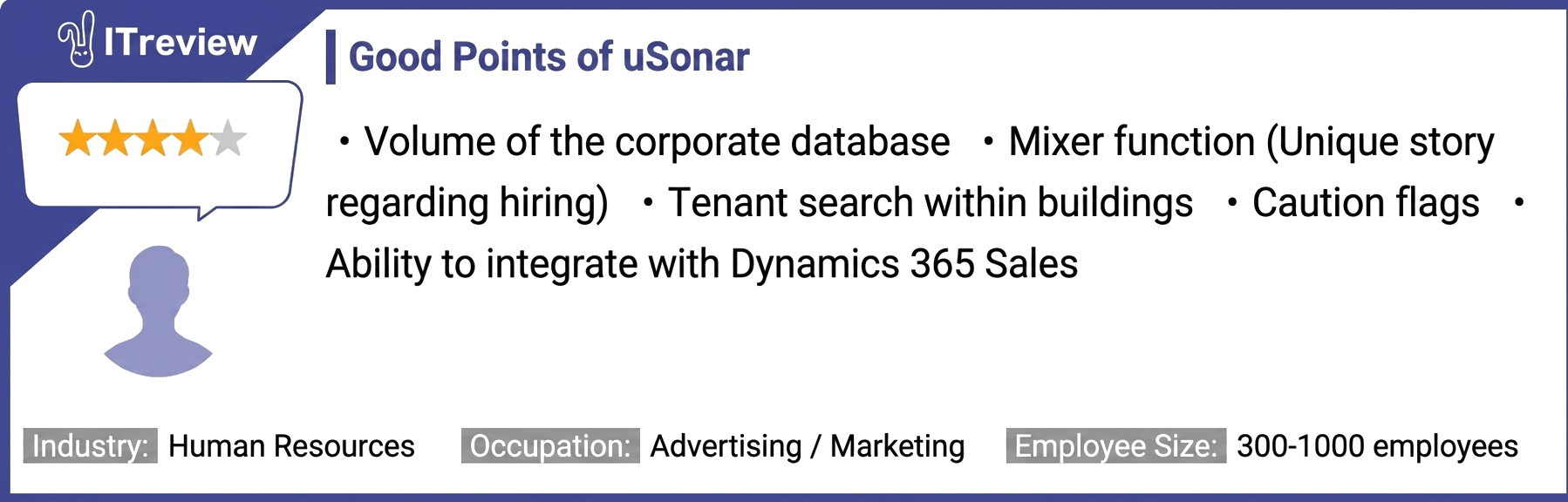 Dynamics 365 x uSonar User Testimonial 1