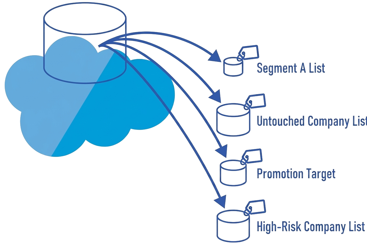 Improved data accuracy makes Salesforce an indispensable tool for creating sales lists and utilizing marketing automation.