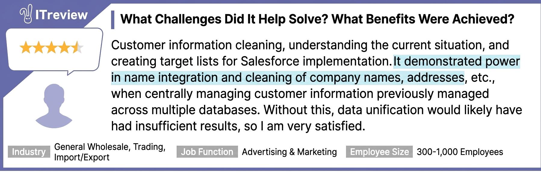 Salesforce × uSonar User Testimonials 7