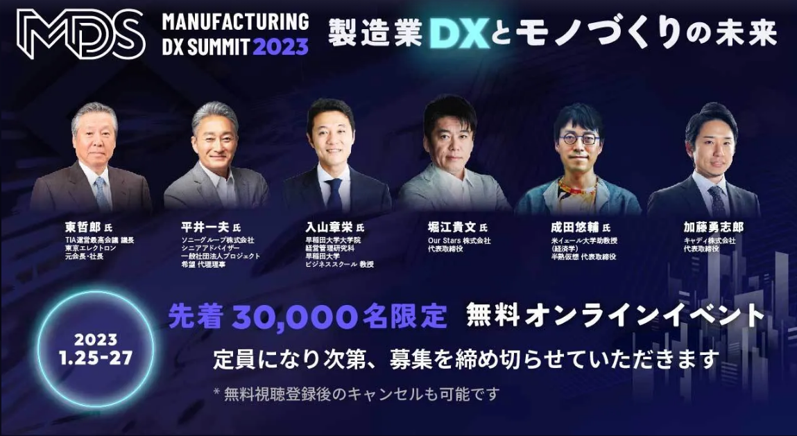 外部イベント Manufacturing DX summit 2023 顧客データでカイゼンする製造業DX 一貫した顧客データ基盤の